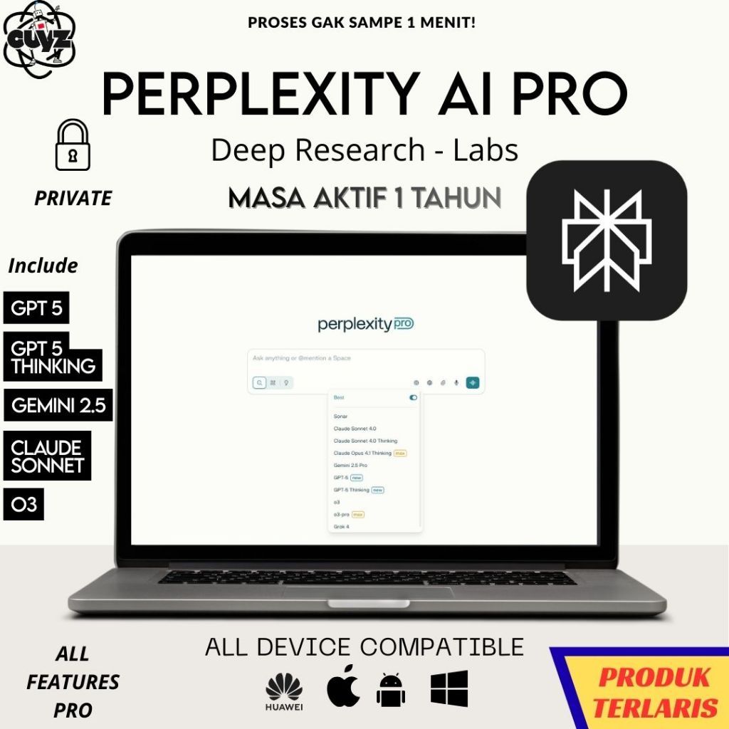 Jual Perplexity AI Max Pro Private Sharing [1 HARI] AI Super Pro ...