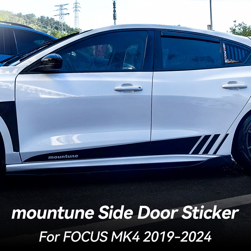 Jual mountune Car Side Door Sticker For Focus MK4 2019-2024 Body ...