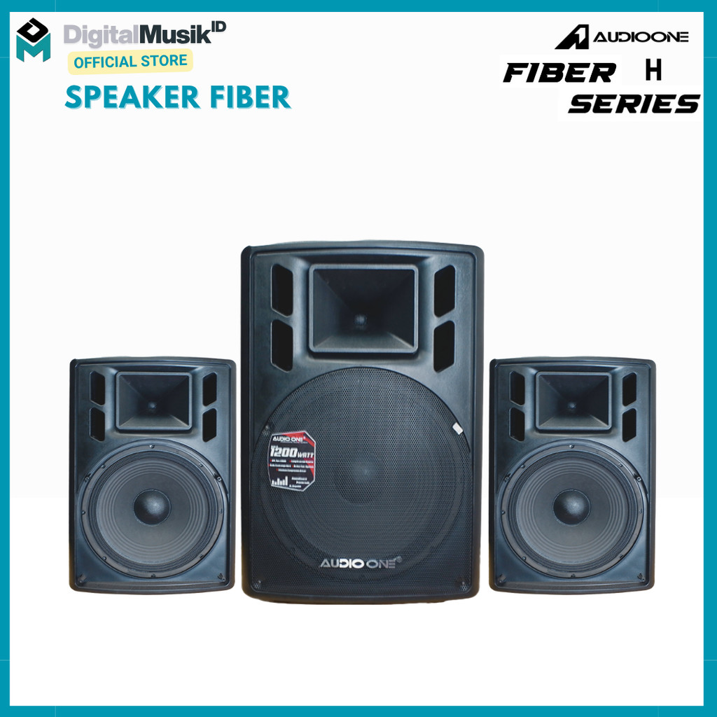 Jual AUDIO ONE Speaker Fiber 15 inch 12 inch AKTIF / PASIF H 115 / H ...