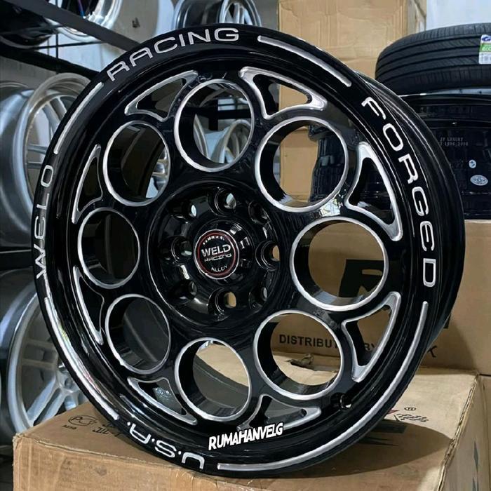 Jual velg weld drag ring 15 lebar 6,5 et 40 velg racing r15 avanza ...