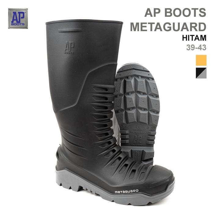 Jual AP Boots METAGUARD Black - Sepatu Boot PVC Shoes | Shopee Indonesia