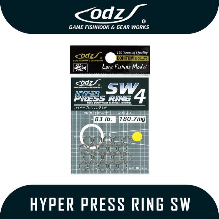 Jual Aksesoris Mancing Dohitomi ODZ OS-6 Split Ring Hyper Press Ring ...