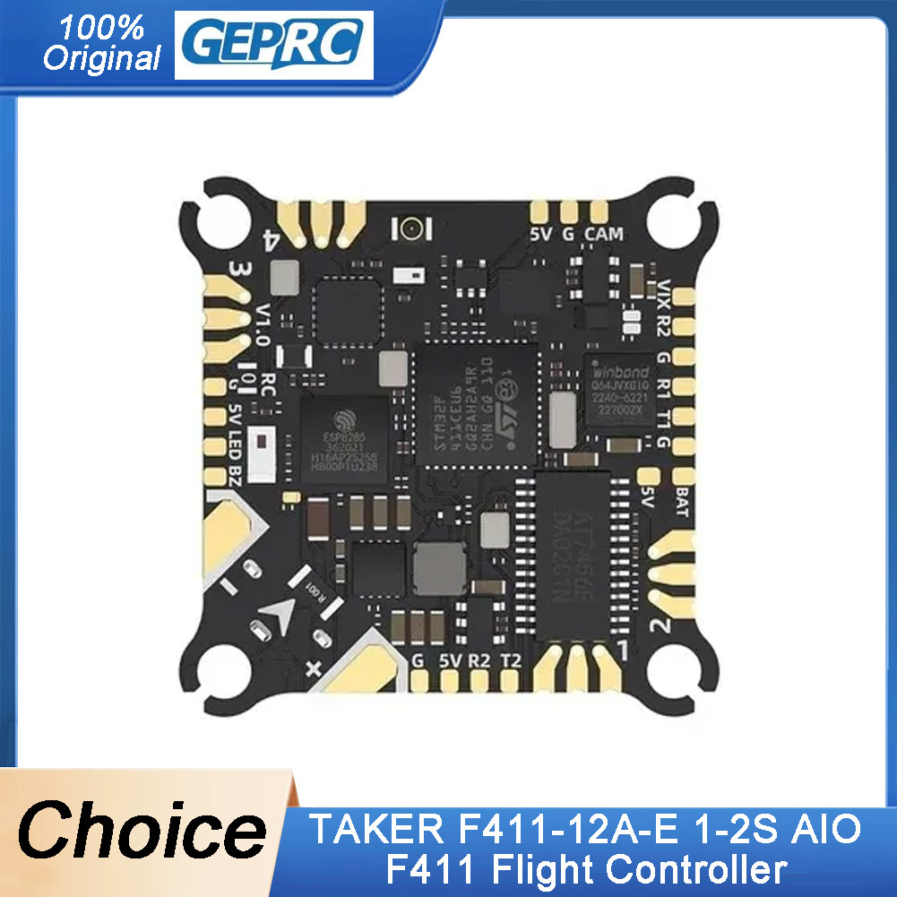 Jual Geprc Taker F411-12A-E 1-2S Aio F411 Flight Controller 4In1 12A ...