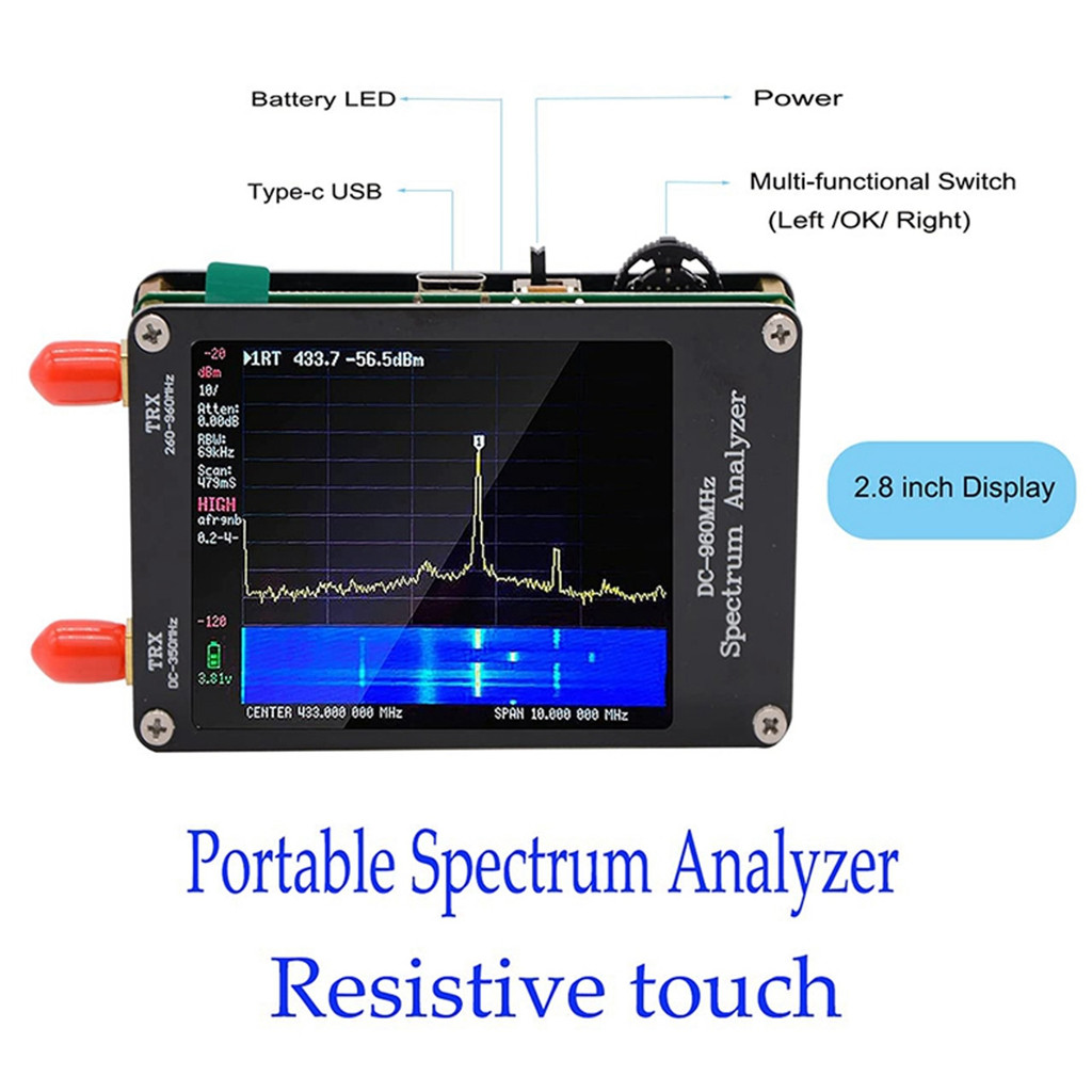 Jual Spectrum Analyzer Spectrum Analyzer MF HF VHF UHF Input 4 Modes 2 ...