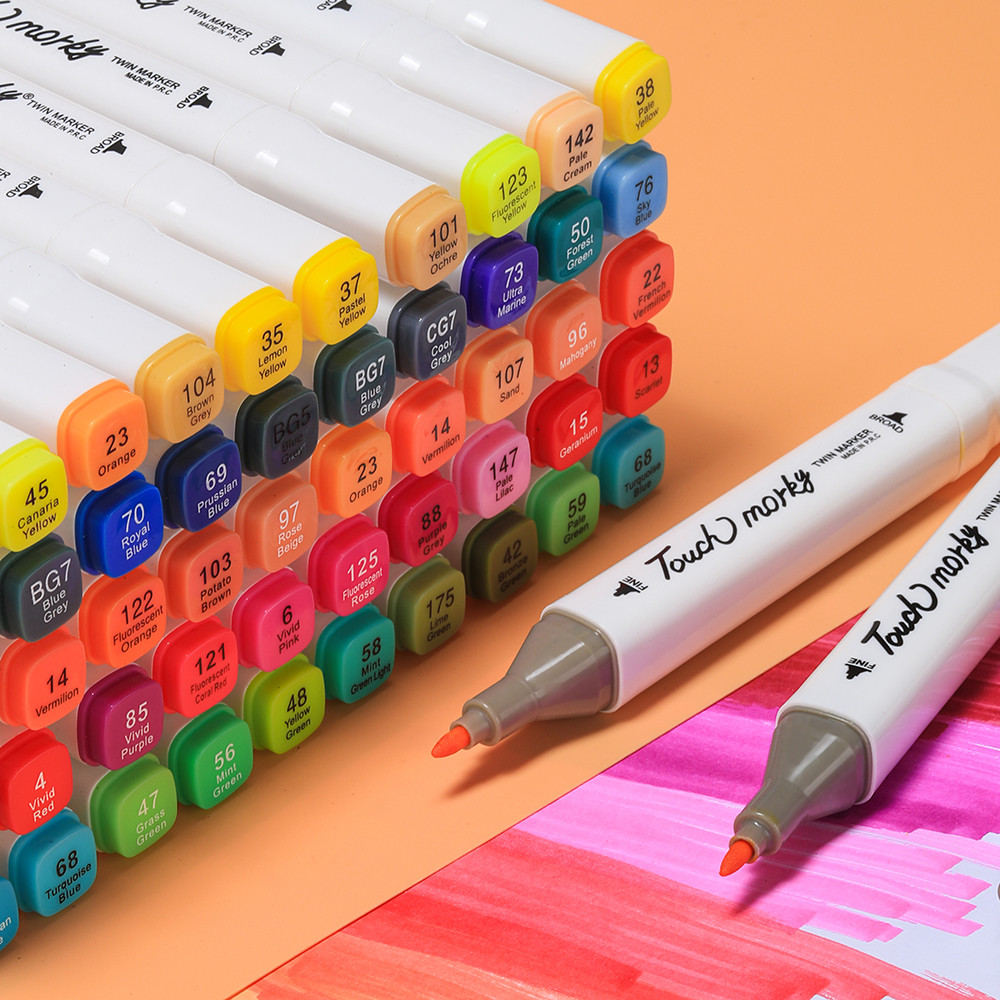 Jual Mark Pen 36/48/60/80/168 Colors Art Markers Manga Sketching ...