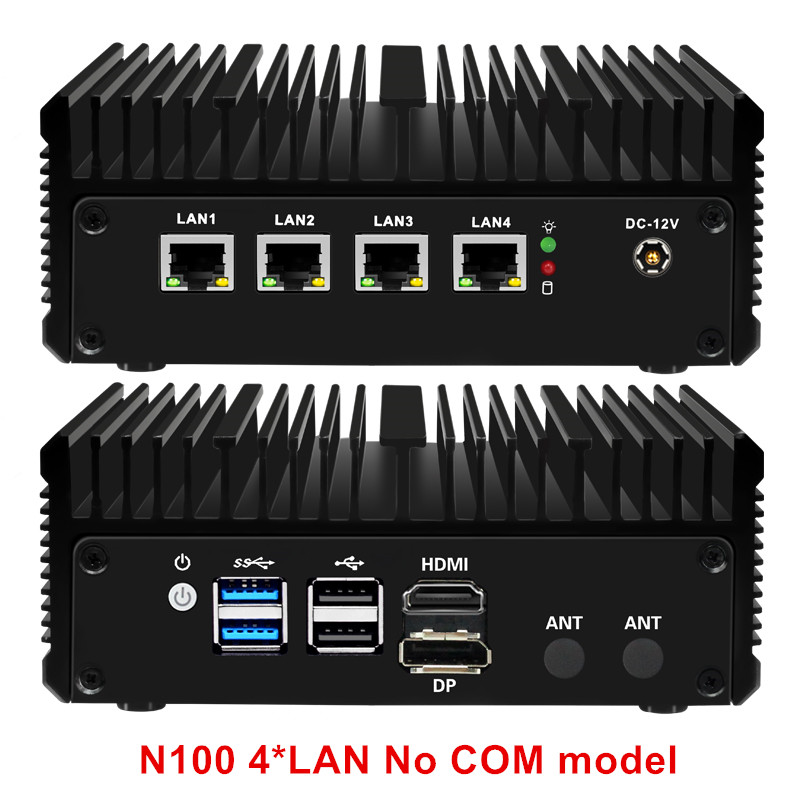 Jual Firewall Mini Pc 12Th Gen Intel N100 2.5G Soft Router 4X I226-V ...