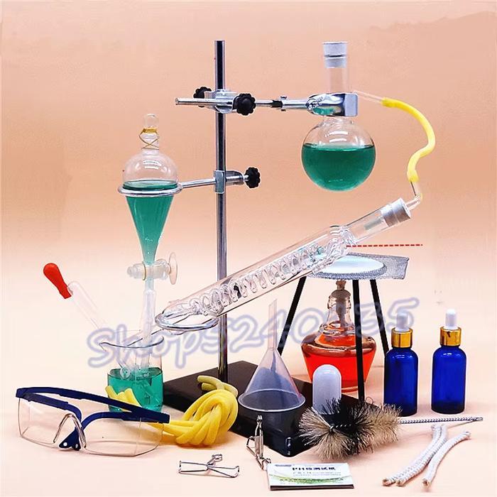 Jual 150Ml Small Distillation Unit Set Glass Essential Oil Distillation ...
