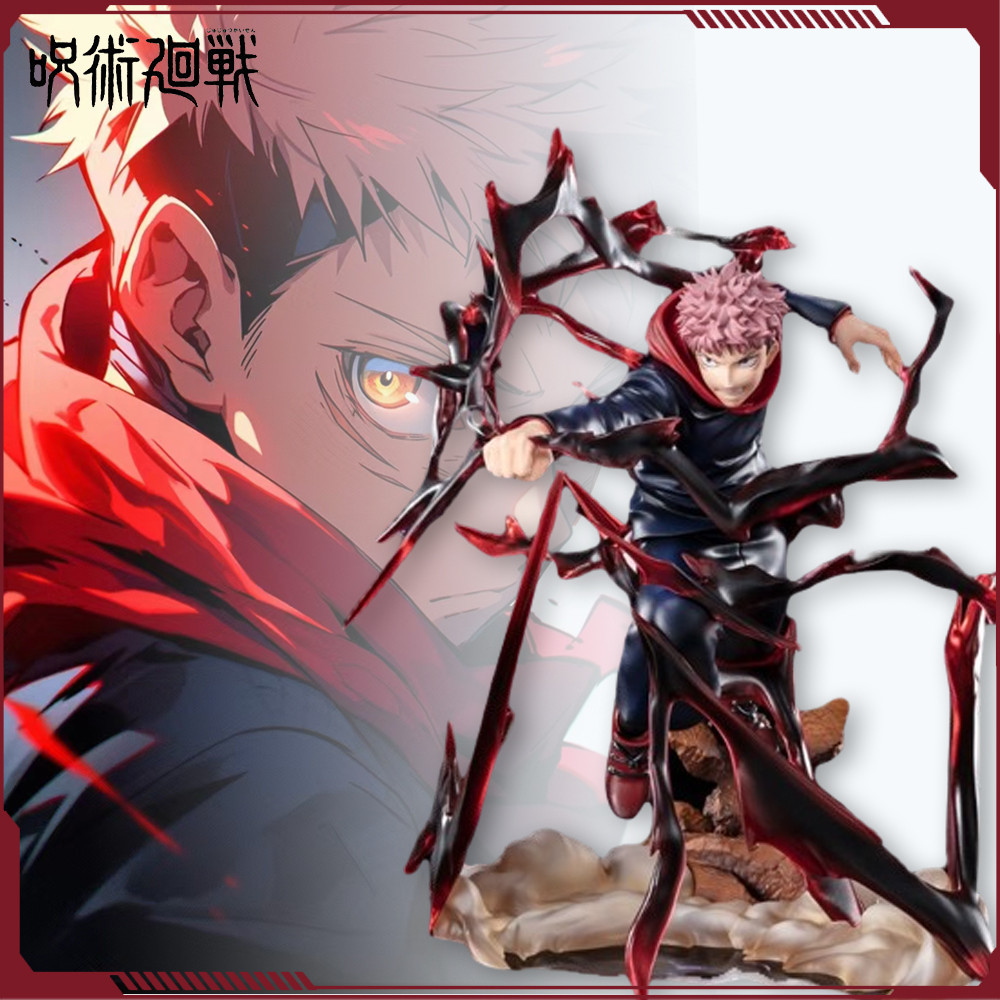 Jual Jujutsu Kaisen Figurine Itadori Yji Gojo Satoru Anime Figure 18cm ...