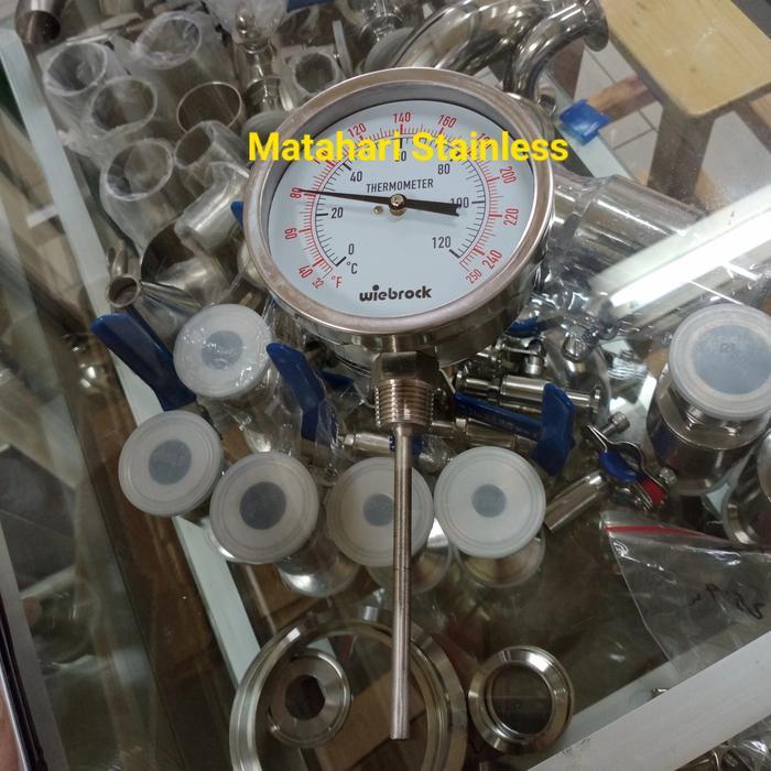 Jual Thermometer Raket Stainless 2 1/2 