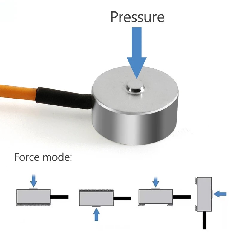 Jual High Precision Miniature Pressure Sensor Load Cell Small Button ...