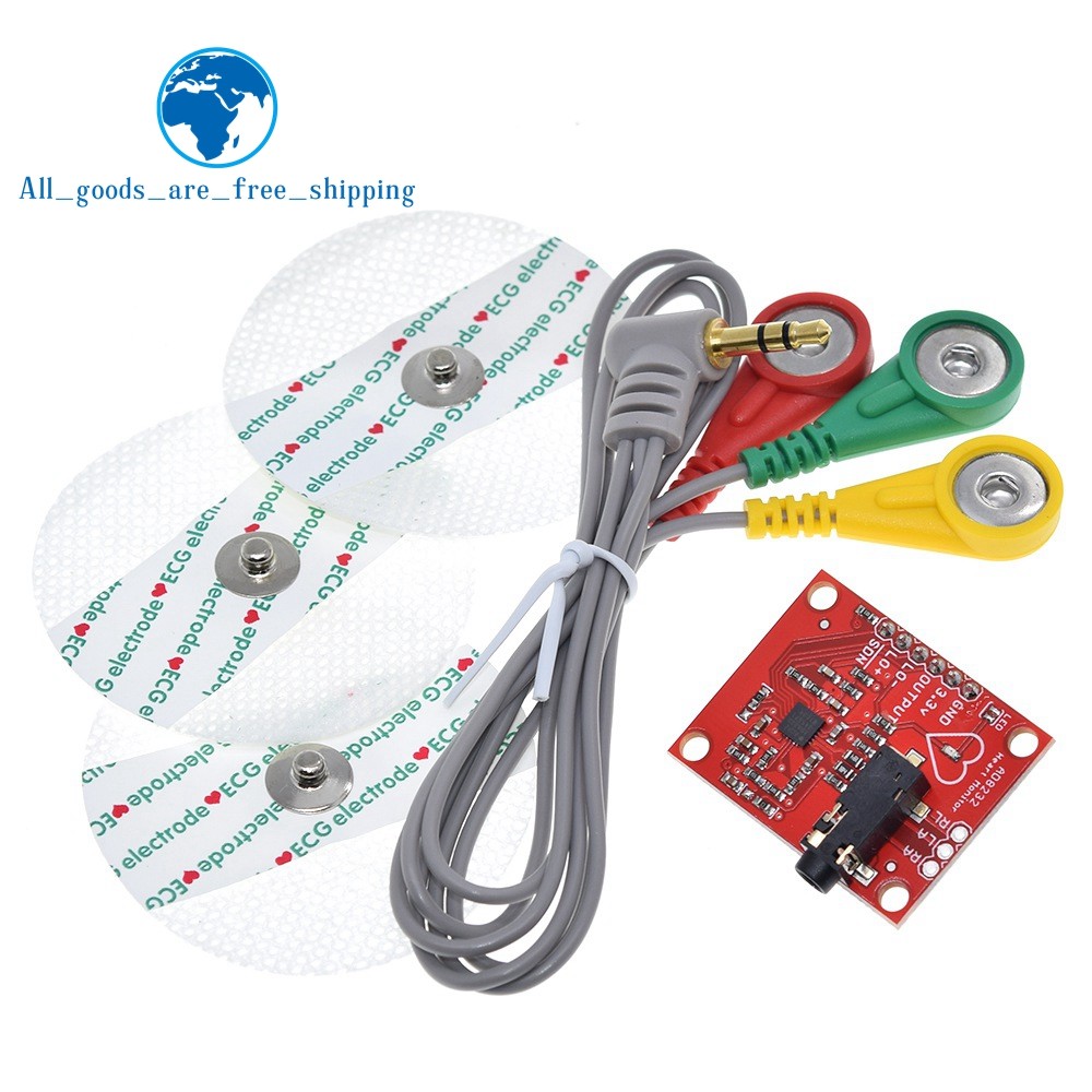 Jual Tzt Ecg Module Ad8232 Ecg Measurement Pulse Heart Ecg Monitoring ...