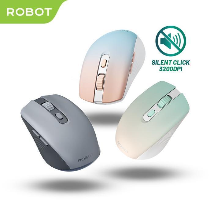 Jual Dim - Robot M370 Mouse Wireless 2.4Ghz Silent Optical 3200Dpi ...