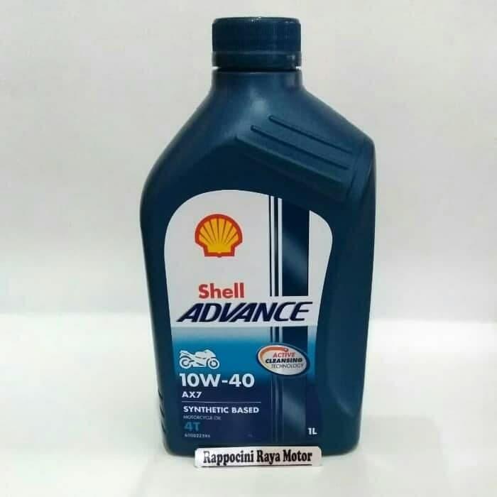 Jual OLI MOTOR SHELL ADVANCE AX7 1 LITER MANUAL | Shopee Indonesia
