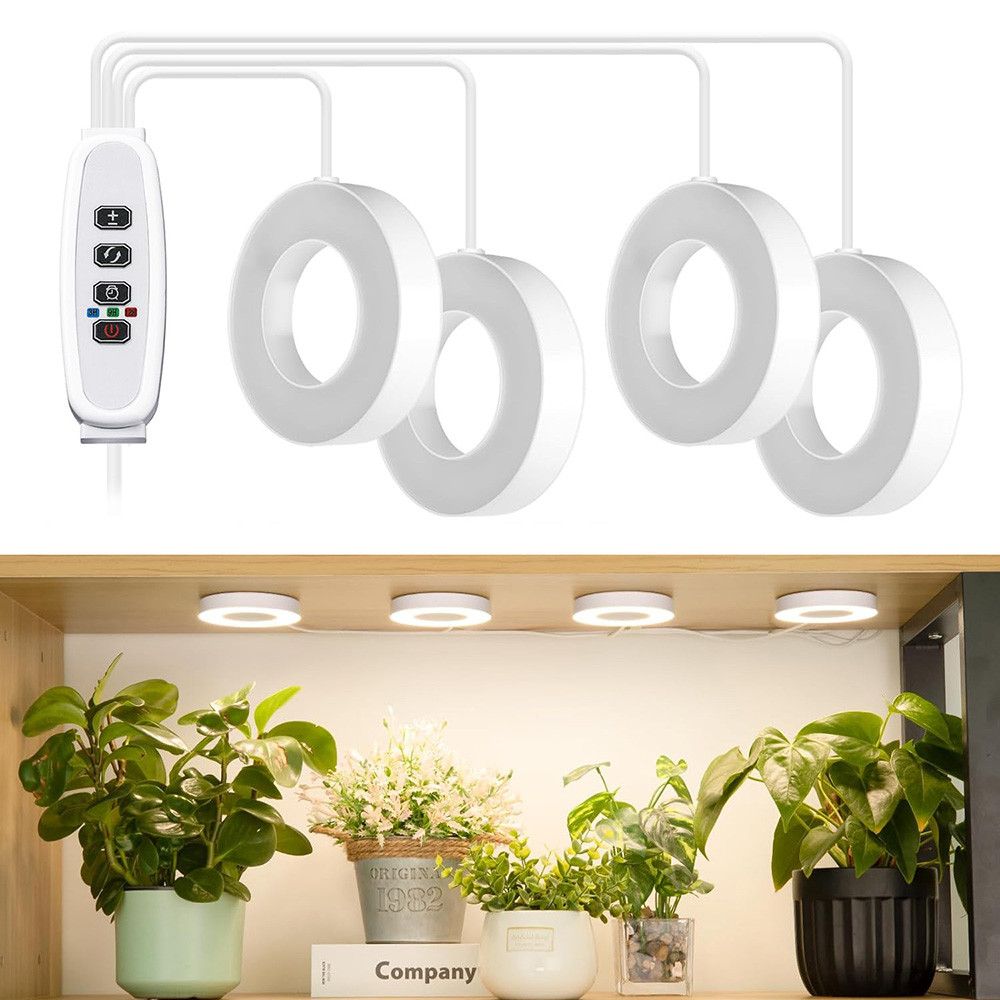 Jual Full Spectrum Led Grow Light 10 Levels Dimmable Auto On/Off Timer ...