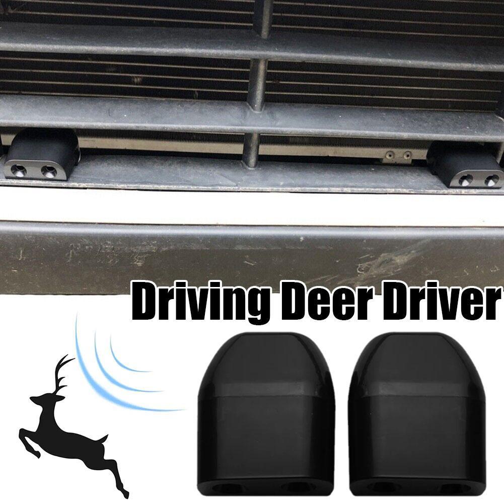 2 Dissuasori Acustici Anti Cervo Per Auto – Fischietti Ultrasonici SHENKENUO, Bianchi