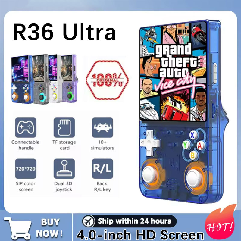 Jual R36 Ultra Console Portable Retro Game 4 IPS Screen Handheld Game ...