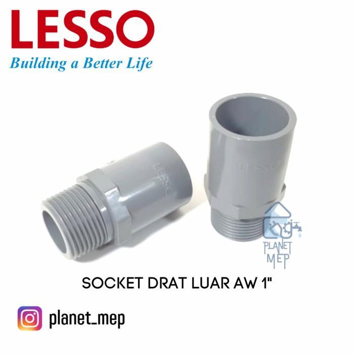 Jual Produk Terbaik] LESSO SOCKET DRAT LUAR AW 1