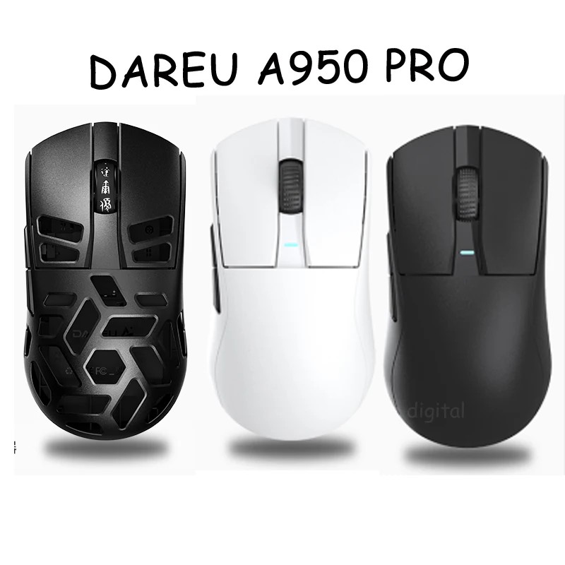 Jual Dareu A950 Pro 4k Mouse Wireless Bluetooth Paw3395 Portable Tri ...