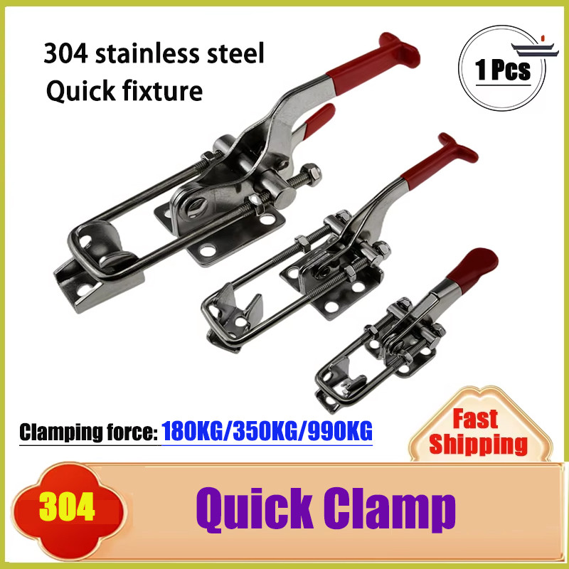 Jual 304 Stainless Steel Fixture Lock Buckle Box Buckle Clamp Clamping ...