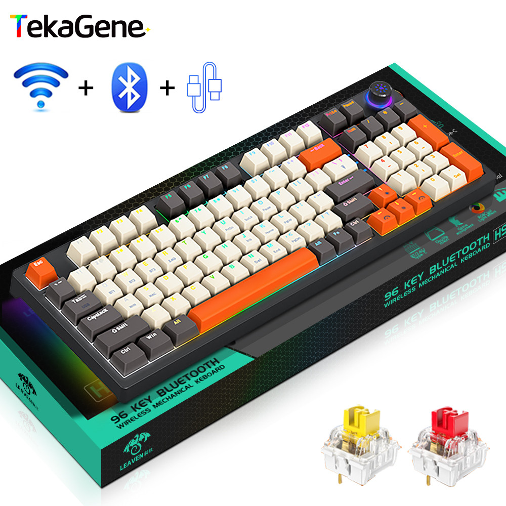 Jual Mechanical Keyboard For Windows And IOS Computer Laptop PC 96 Keys ...