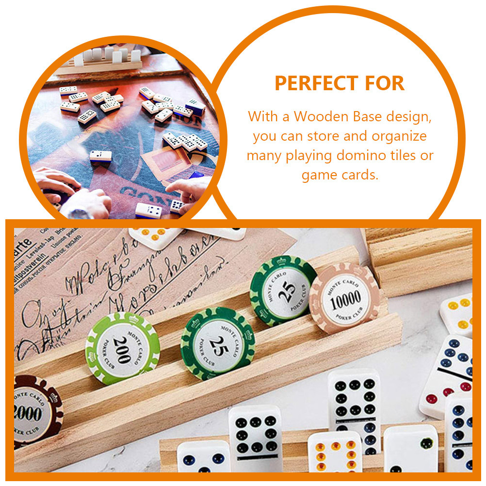 Jual Solid Wood Orb Holder Board Game Card Dominoe Dominoes Holders ...