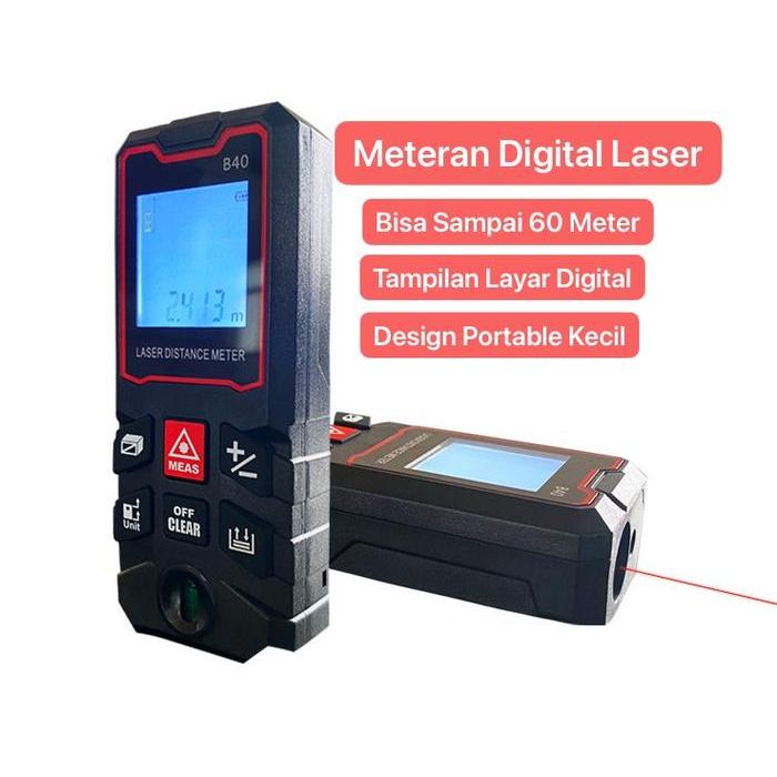 Jual TK-36 Meteran Laser Distance Digital LCD Distance Digital Meter ...