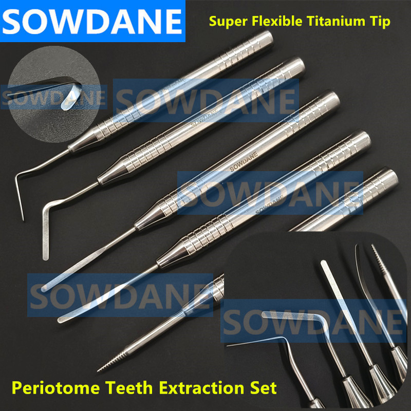 Jual Dental Flex Periotome Power Teeth Extraction Set Tooth Extractor ...