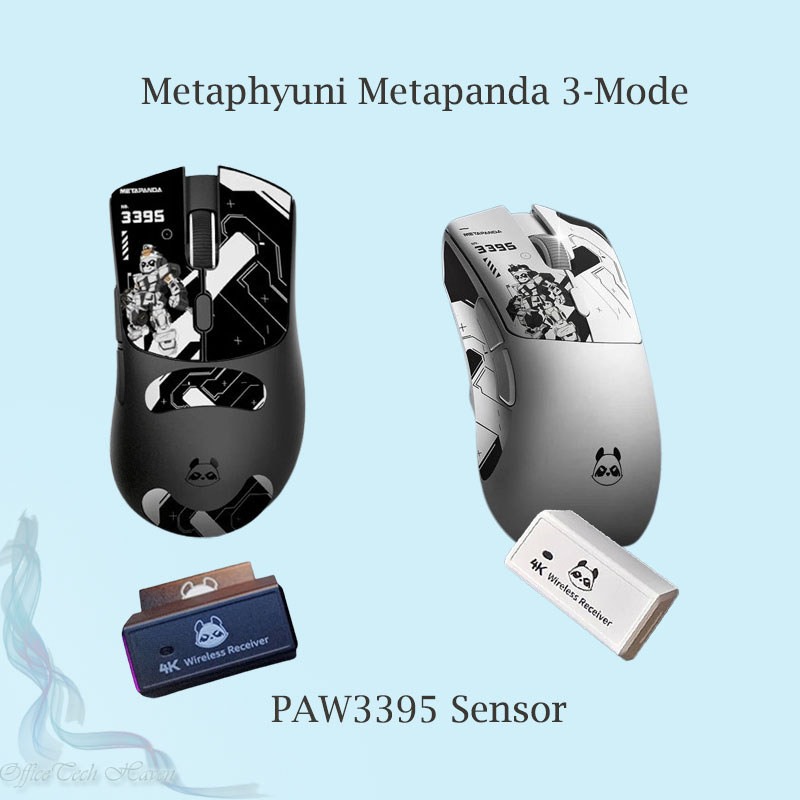 Jual Metaphyuni Metapanda 3-Mode 2.4G/Bluetooth Wireless Mouse PAW3395 ...