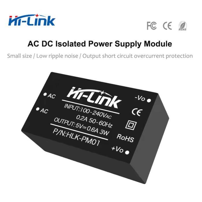 Jual Hilink Hlk-Pm01 220V To 5V 0.6A 3W Ac Dc Power Supply Module Hot ...