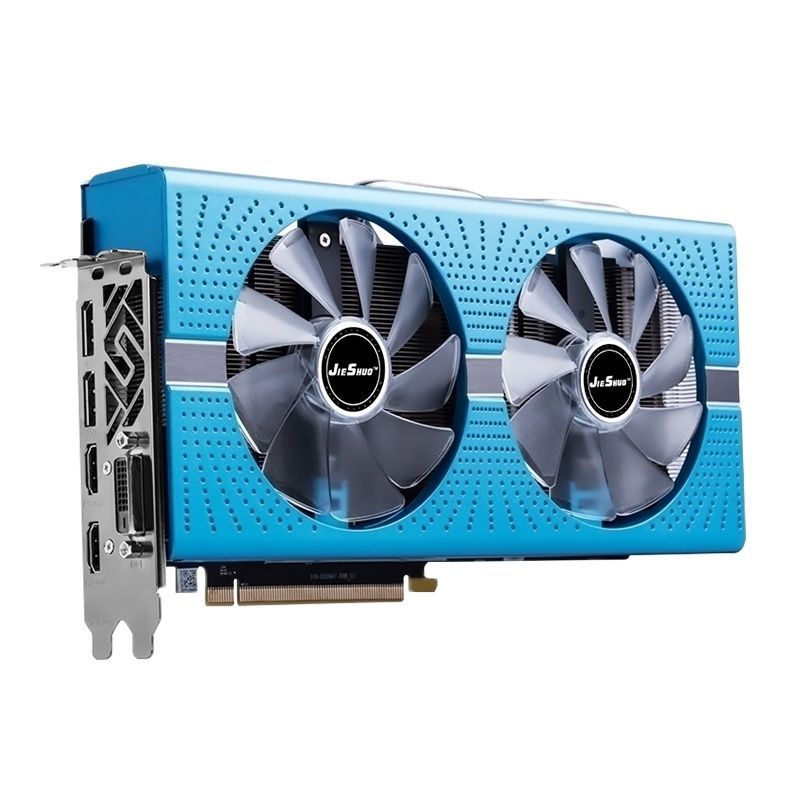 Jual JIESHUO RX 590 8G GME Graphics Card AMD Radeon Double fan Computer ...