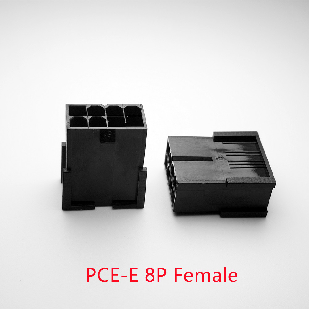 Jual 30PCS/1LOT 5559 4.2mm black 8P female for PC computer ATX graphics ...
