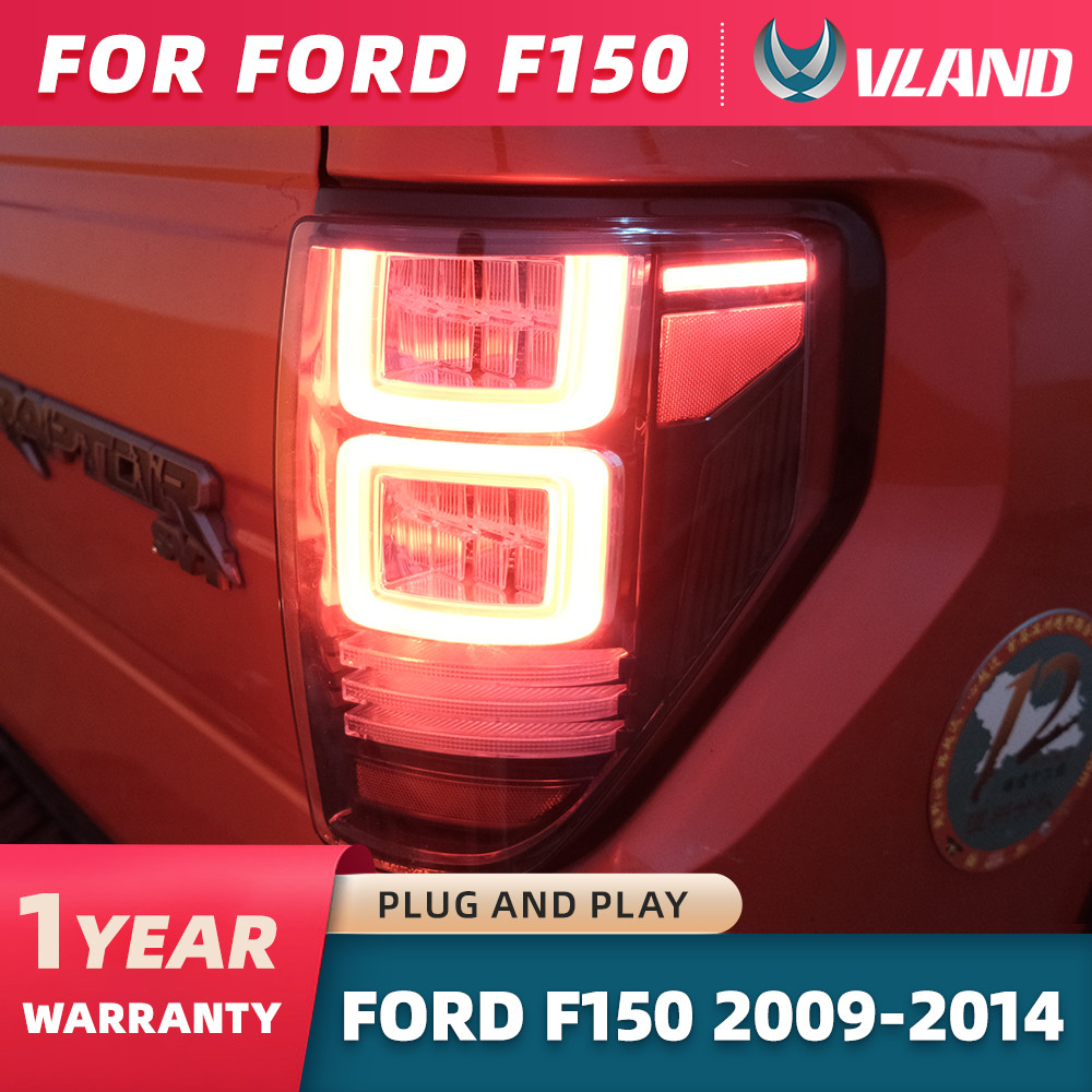 Jual VLAND For 2009-2014 Ford F150 F-150 SVT Raptor Pickup Rear Tail ...