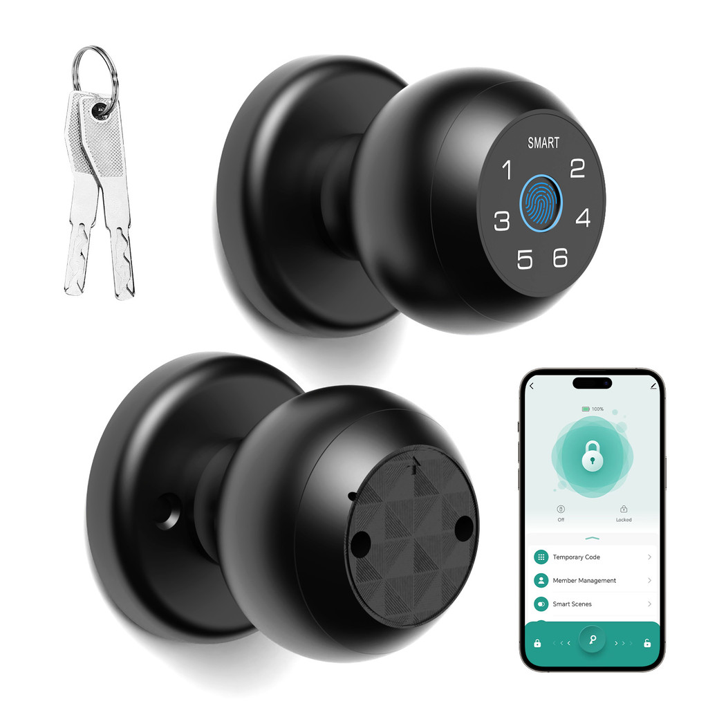 Jual Viladepot Smart Lock Fingerprint Door Lock App Control Passcode ...
