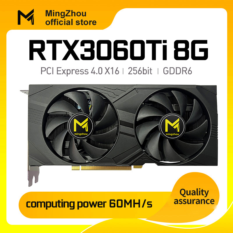 Jual RTX 3060TI 8G Original Graphics Cards 256Bit GDDR6 HDMI-Compatible ...
