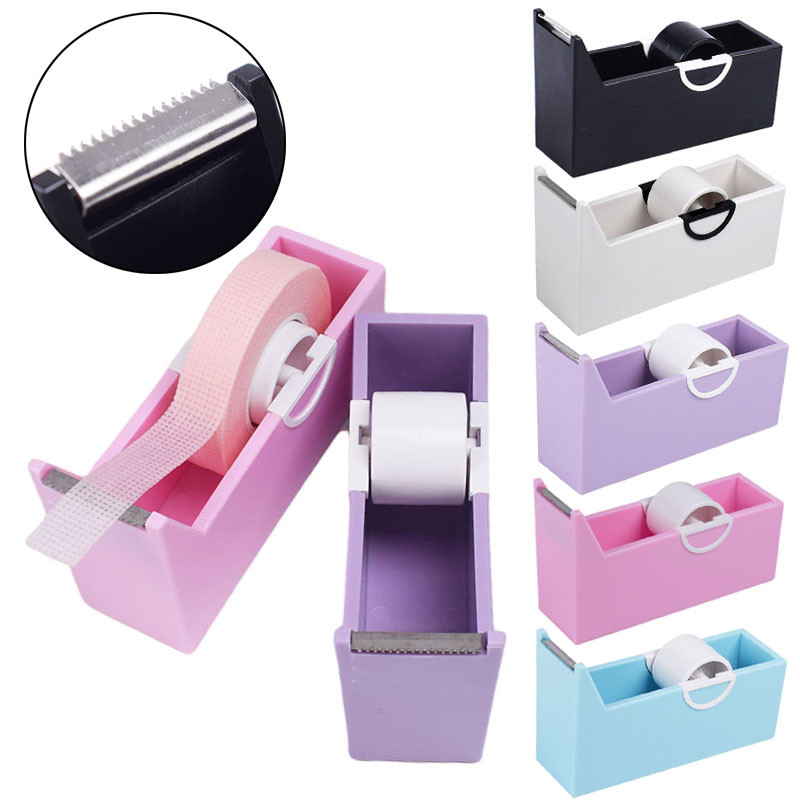Jual Plastic Rotating Tape Cutting Extension Tape Eyelashholder Base ...
