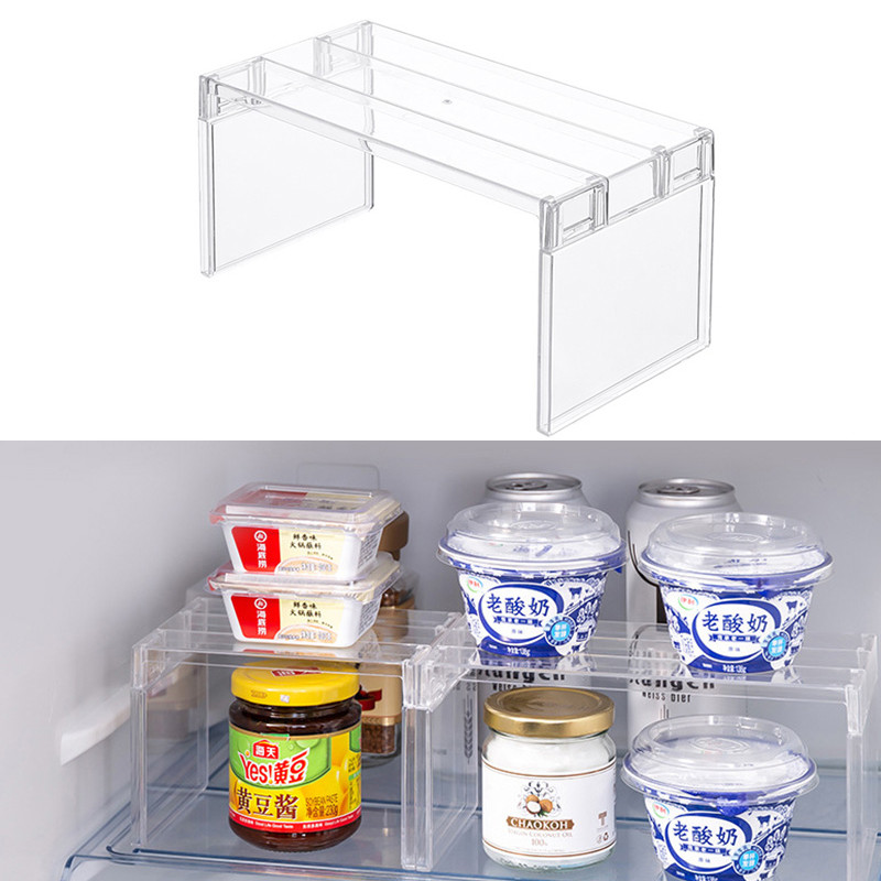 Jual Refrigerator Organizers Storage Rack Fridge Layered Separator ...