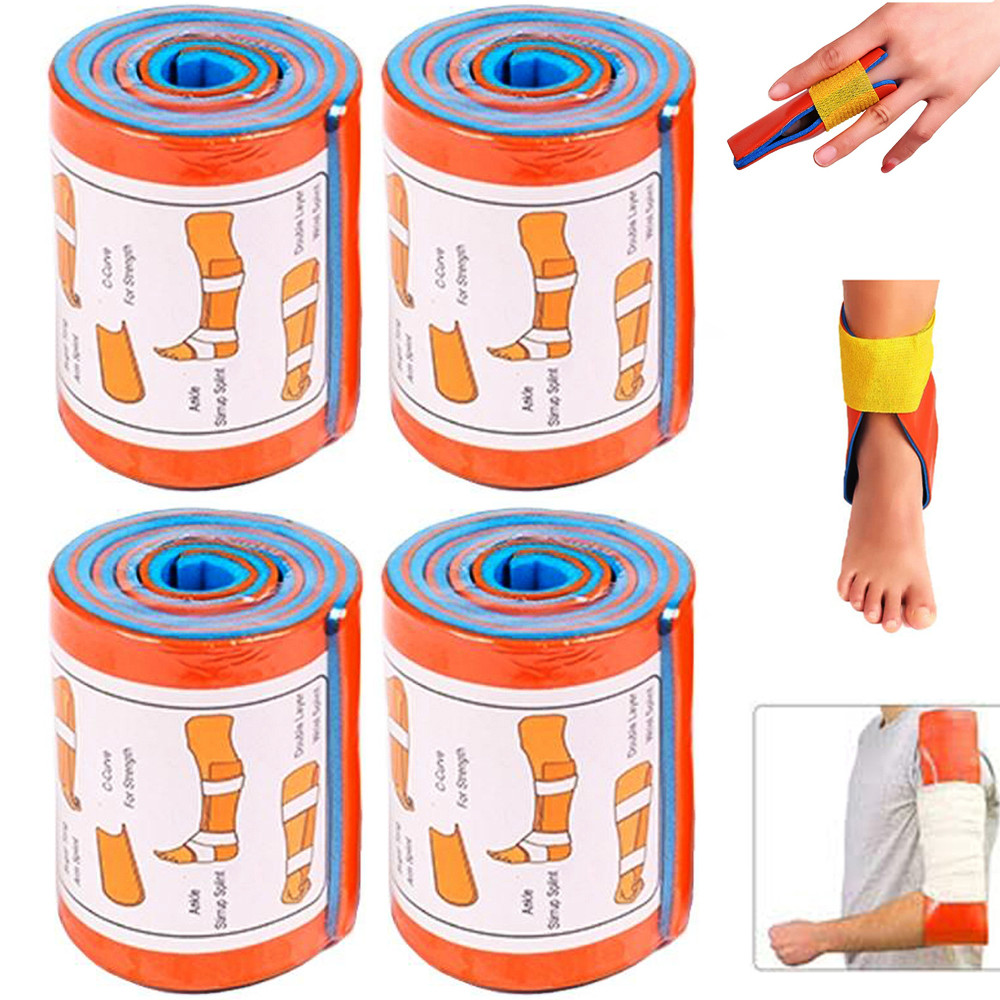 Jual New First Aid Universal Aluminum Splint Roll Medical Survival ...