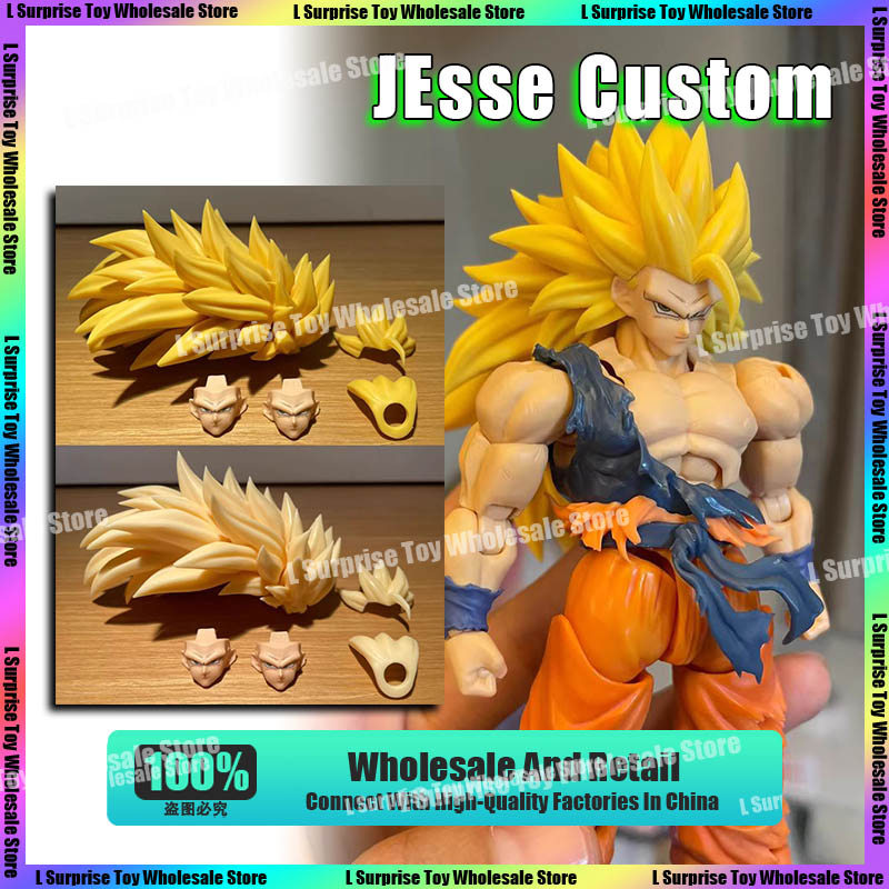 Jual JEsse Custom Dragon Ball SHF Super Saiya SSJ3 Lightning Marbles ...