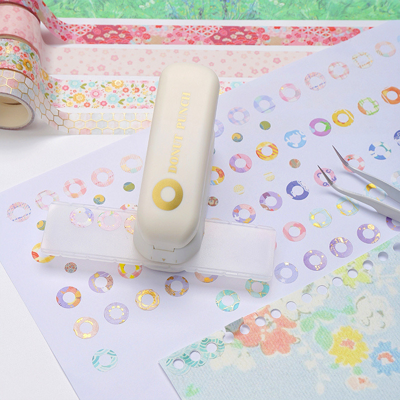 Jual Hole Puncher Paper Tape Hole Punch Protector Labels Self-Adhesive ...