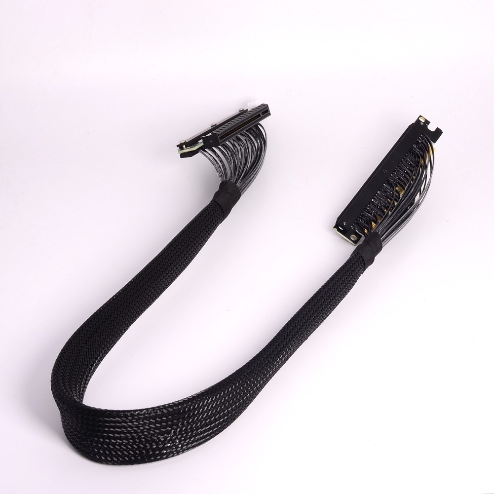 Jual Adt New Dual Reverse Riser Cable Right & Left Bend Cable Pcie 4.0 ...