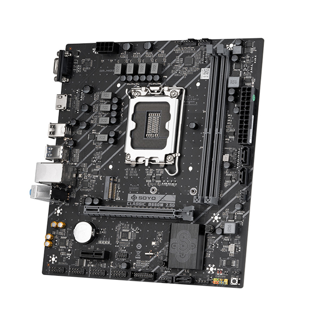 Jual SOYO SY-Classic B660M 2.5G DDR4 Memory Slots RAM Computer VGA ...