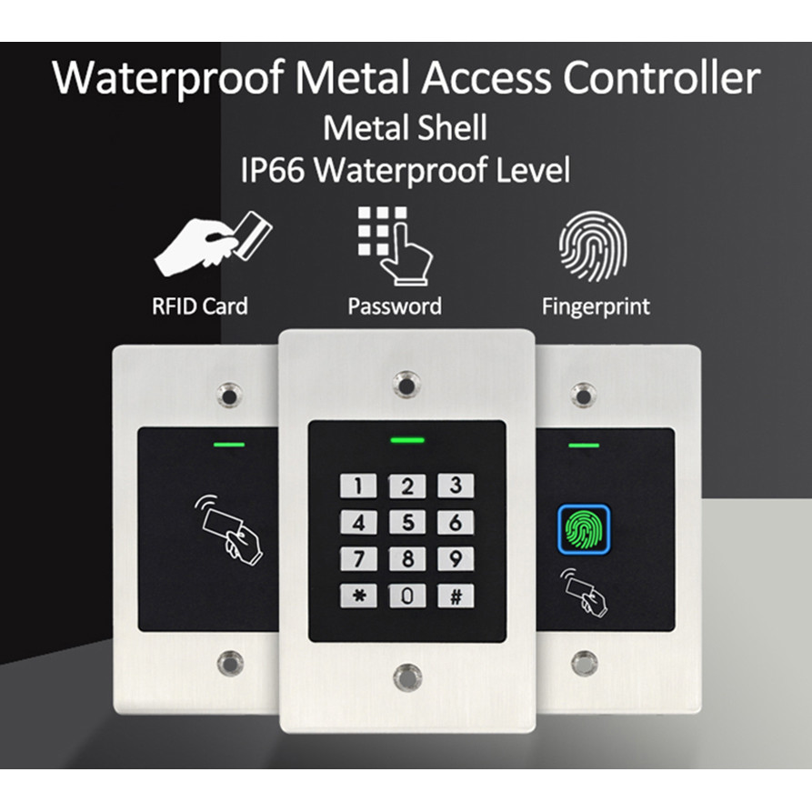 Jual Metal Mini IP66 Waterproof RFID Reader Keyless Door Opener Access ...
