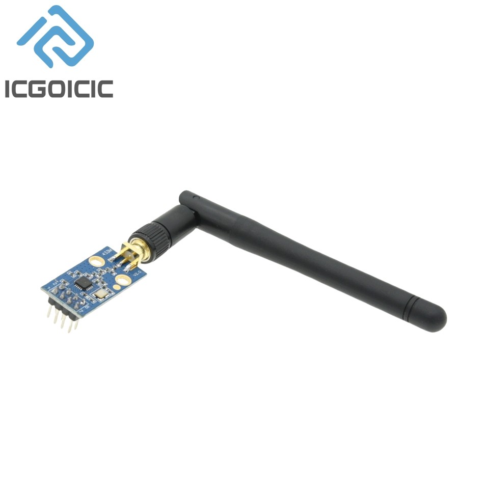 Jual Cc1101 433Mhz Wireless Module With Sma Antenna Wireless ...