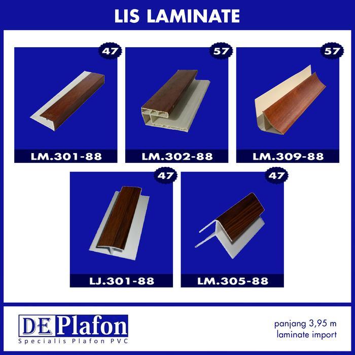 Jual New De Plafon - LIS PVC / LIST PVC LAMINATE IMPORT PINGGIR SIKU ...