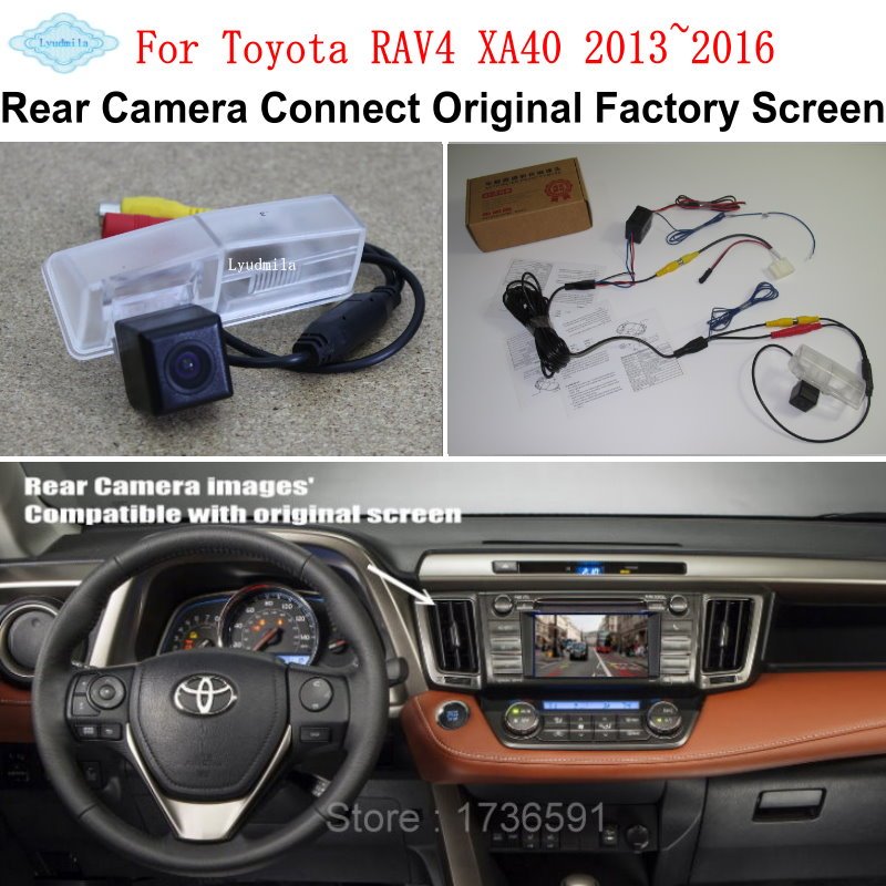 Jual Lyudmila Car Rearview Camera Connect Original Screen FOR Toyota ...