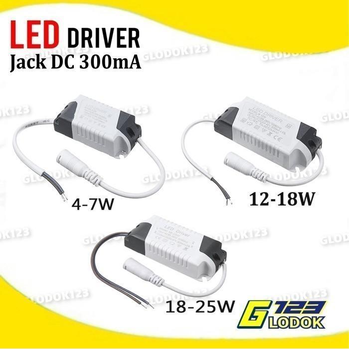 Jual New LED Driver Adaptor Lampu Downlight Panel 6 12 18 24 W Watt DC ...