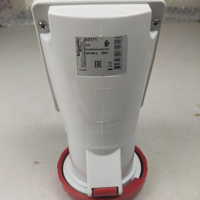 Jual Schneider 83171 Pratika Industrial Socket 32A 3P+N+E ~415Vac Ip67 ...