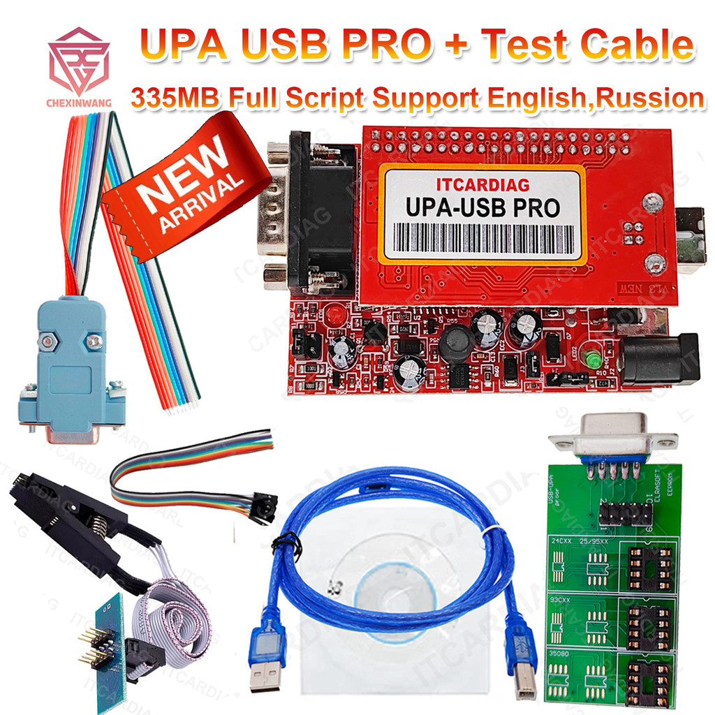 Jual 2025 Upa Usb Pro V1.3 Sn:050D5A5B With Test Cable Ecu Chip Tunning ...