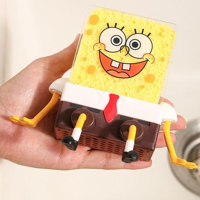 Jual Spongebob Squarepants Dish Washing Brush Sponge Kitchen Supplies ...