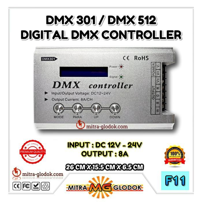 Jual DMX DIGITAL 301 / DMX 512 DIGITAL RGB CONTROLLER - LED STRIP RGB ...